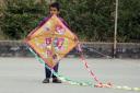 کاغذبادهای کودکان یزدی به پرواز درآمدند+ تصاویر