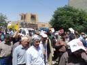 تصاویر/ راهپیمایی مردم بخش مرکزی یزد در روز قدس
