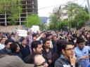 تجمع مردم مقابل سفارت عربستان؛ «عمره مستحبی تعطیل باید گردد» + تصاویر