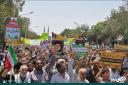 مردم یزد یکصدا «مرگ بر اسرائیل» را فریاد زدند