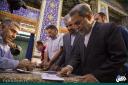 تصاویر/حضور استاندار یزد در پای صندوق رأی