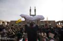 بازنشر تصاویر تدفین شهدای گمنام در حسینیه امیرچخماق یزد