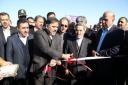 وزیر راه و شهرسازی 43 کیلومتر از مسیر جدید اردکان-چوپانان را فتتاح کرد