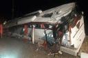تخطی از سرعت مطمئنه و ناتوانی در کنترل وسیله نقلیه علت سقوط اتوبوس زائران یزدی