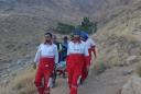امدادرسانی هلال‌احمر به بانوکوهنورد حادثه‌دیده در ارتفاعات شیرکوه