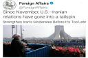 آمریکا باید تا دیر نشده میانه‌روها را در ایران تقویت کند